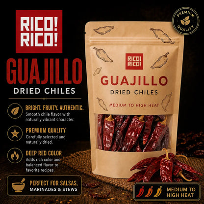 Guajillo Dried Chiles – Authentic Medium Heat Mexican Peppers
