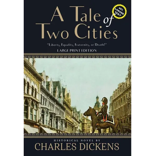 A Tale of Two Cities (Annotated, Large Print) - Hardcover