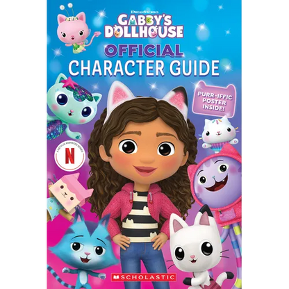 The Official Gabby's Dollhouse Character Guide with Poster - Paperback