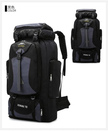 64L Waterproof Mountaineering Backpack – Large Capacity, Built for Adventure