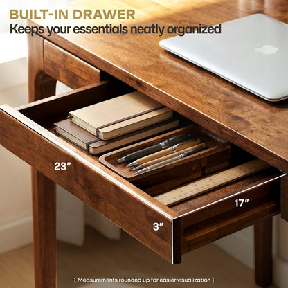 Wilma 48" Rubber Wood Desk