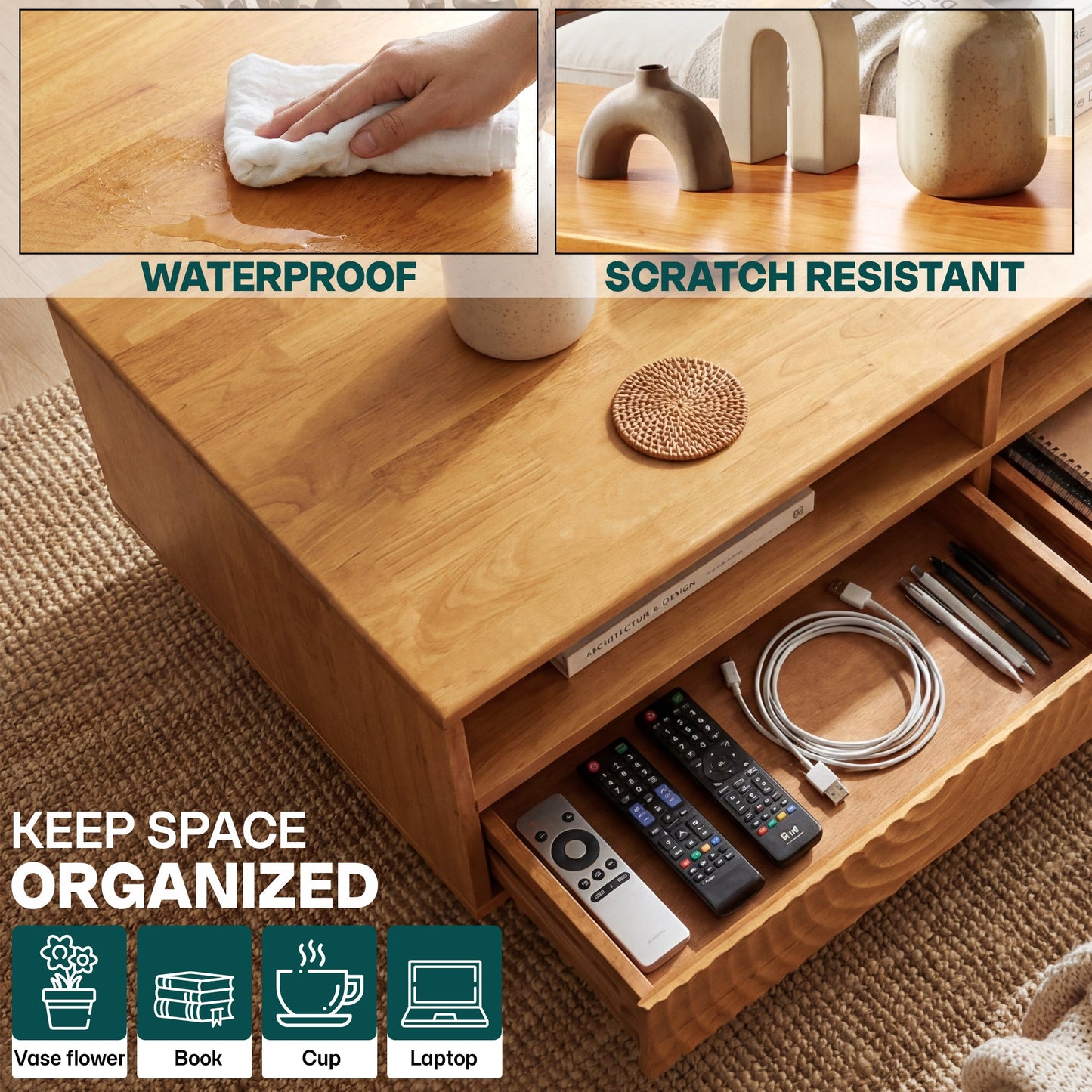 Harmony Wooden Coffee Table