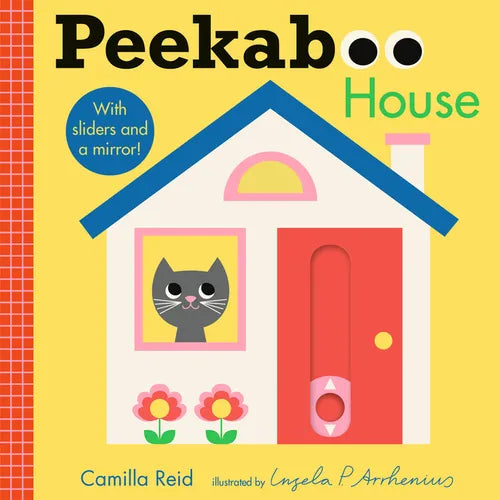 Peekaboo: House: (An Interactive Board Book for Babies & Toddlers with Mirror & Sliders to Push, Pull, or Turn. Cute Artwork Includes a Toaster, Cupca - Board Book