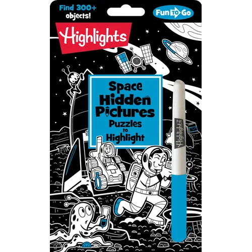 Space Hidden Pictures Puzzles to Highlight: Space-Themed Hidden Pictures Activity Book for Kids with Neon Highlighter Puzzles - Paperback
