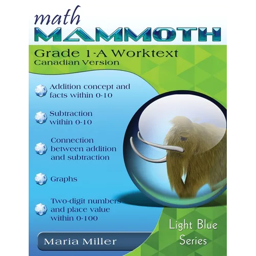 Math Mammoth Grade 1-A Worktext (Canadian Version) - Paperback