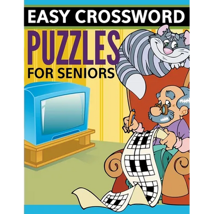 Easy Crossword Puzzles For Seniors: Super Fun Edition - Paperback