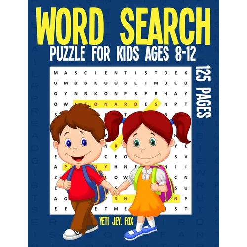 word search puzzle for kids ages 8-12: Word search puzzle activity book for kids fun kill time - Paperback