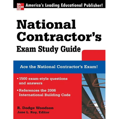 National Contractor's Exam Study Guide - Paperback