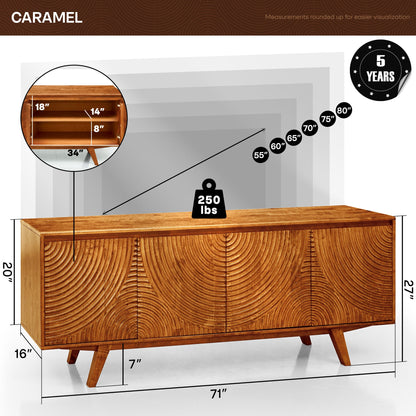 Harmony Wood TV Stand