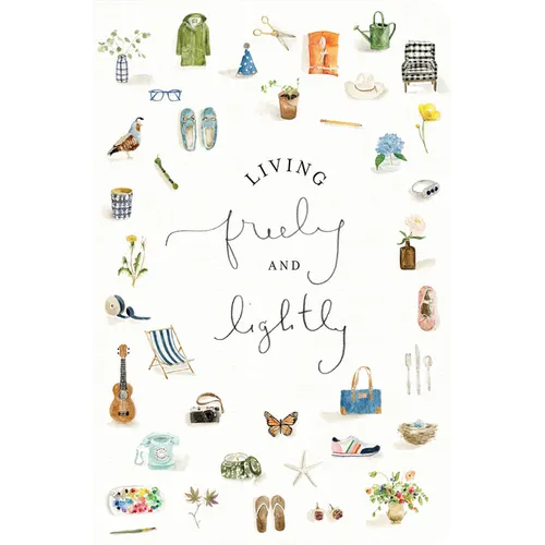 Living Freely and Lightly: A Guided Journal: Creative Practices to Explore Your Abundant Life with Jesus - Paperback