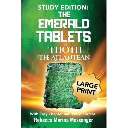 Study Edition The Emerald Tablets of Thoth The Atlantean: With Easy Chapter and Verse Format - Hardcover
