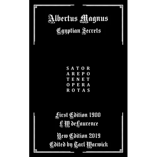 Albertus Magnus: Egyptian Secrets - Paperback