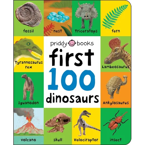 First 100 Dinosaurs: A Padded Book--Perfect for Little Hands to Hold - Board Book