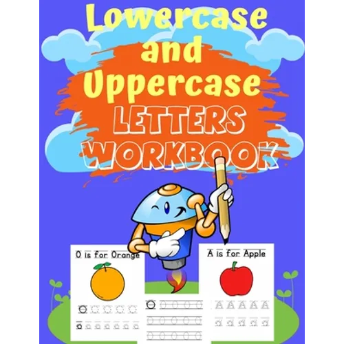 Lowercase and Uppercase letters Workbook: trace letters alphabet handwriting practice workbook, trace letters worksheet, upper and lowercase letters w - Paperback