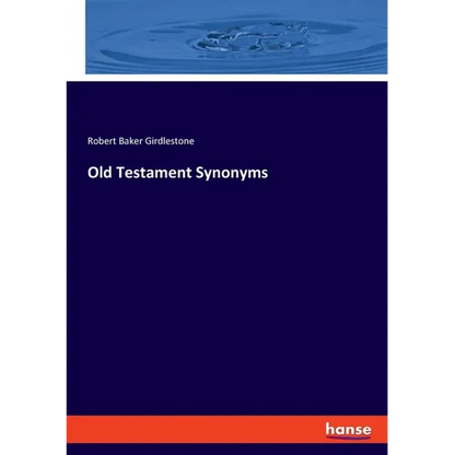 Old Testament Synonyms - Paperback