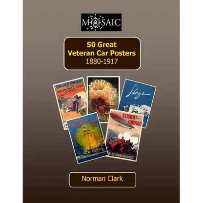 50 Great Veteran Car Posters 1880-1917 - Paperback