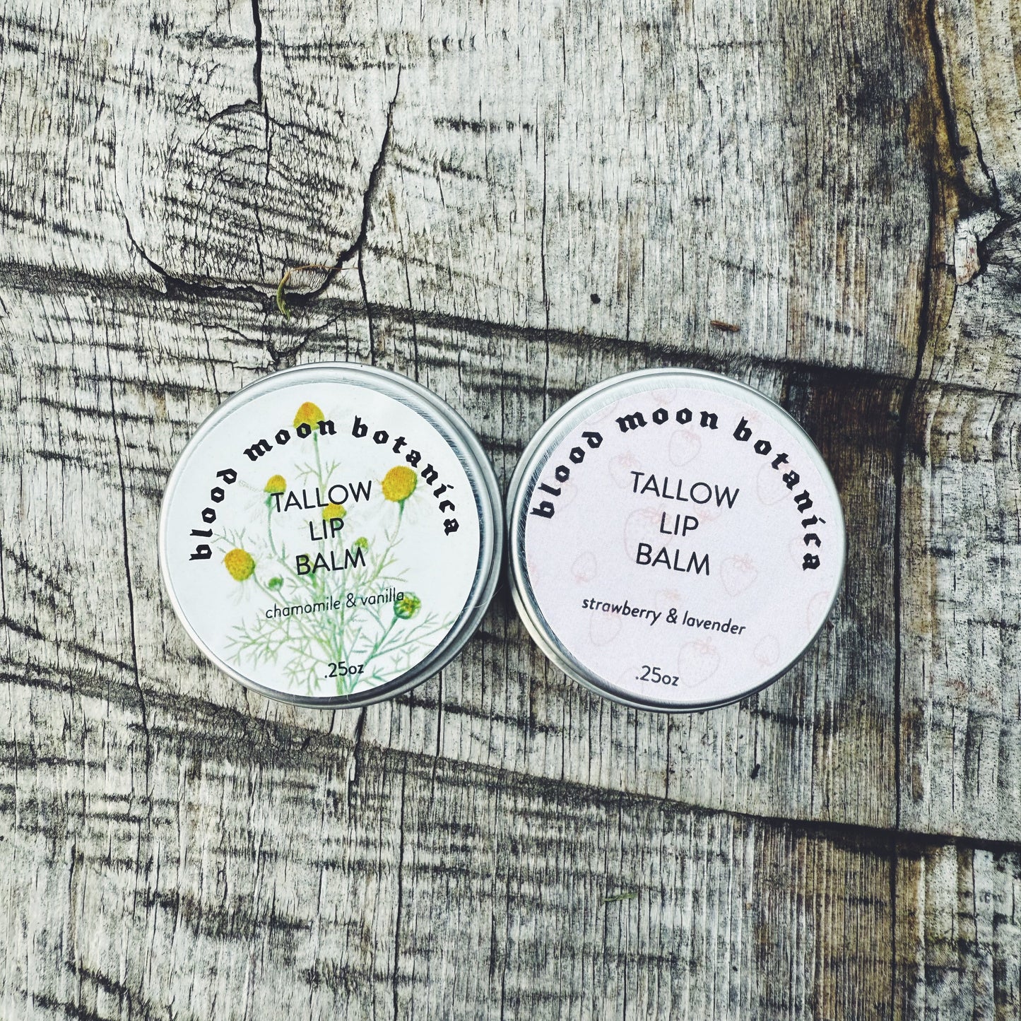 Tallow Lip Balm - Grass Fed, Infused with Calendula