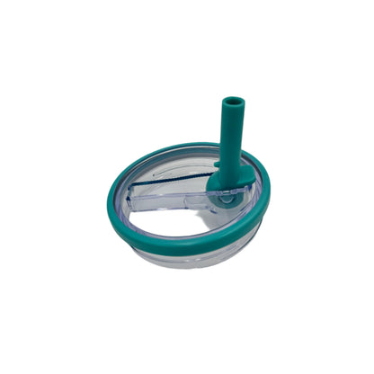 40oz Tumbler Leak Proof Flip Top Screw on Lid Replacement Compatible with Stanley (Includes Straw)