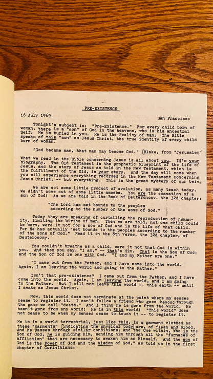 Pre-Existence — Neville Goddard