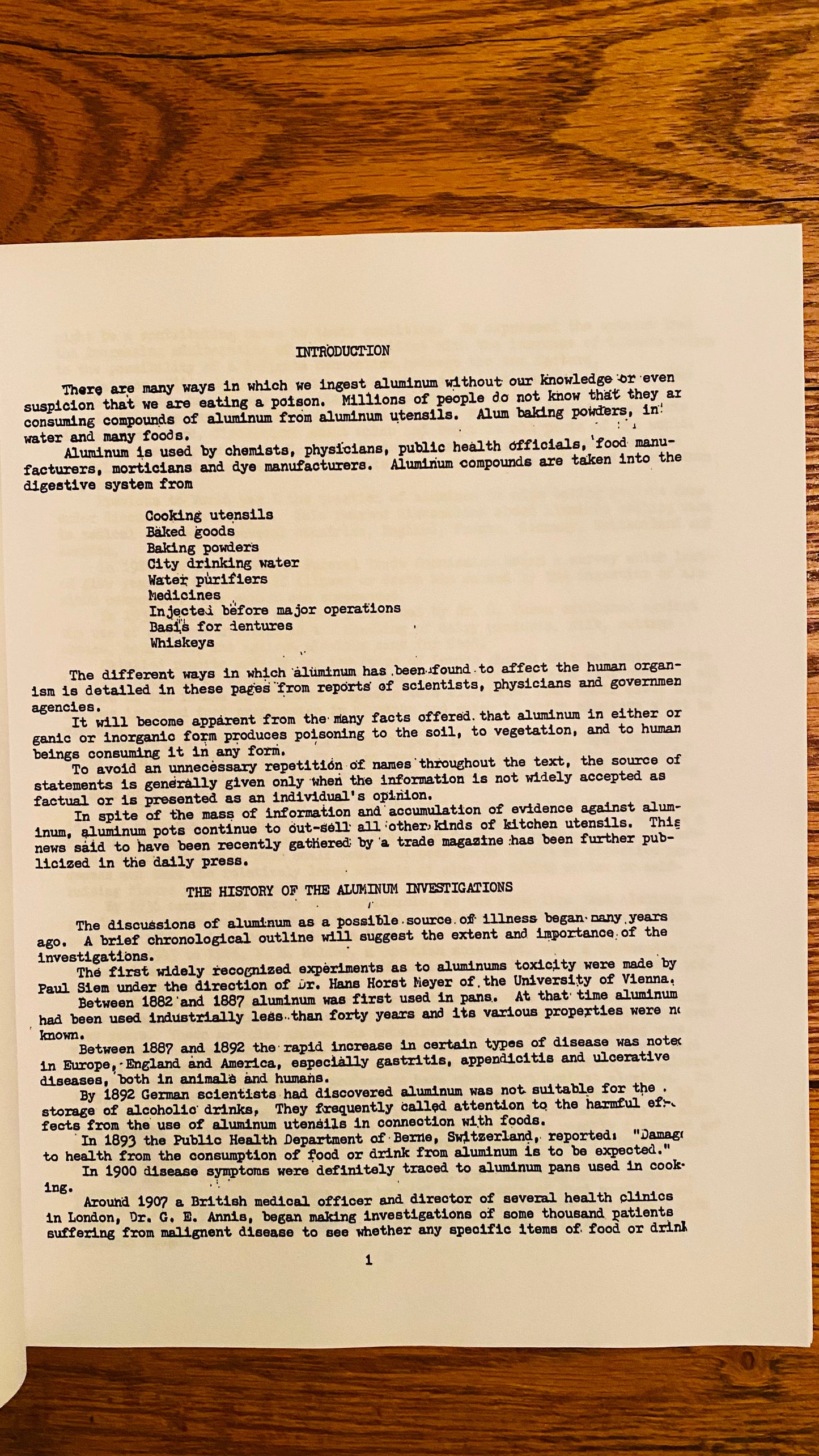 The Story of Aluminum Poisoning — Hilton Hotema