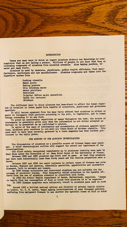 The Story of Aluminum Poisoning — Hilton Hotema