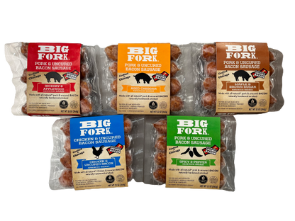 The Bacon Sausage Collection - All Five Flavors