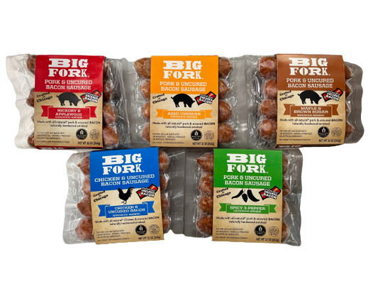 The Bacon Sausage Collection - All Five Flavors