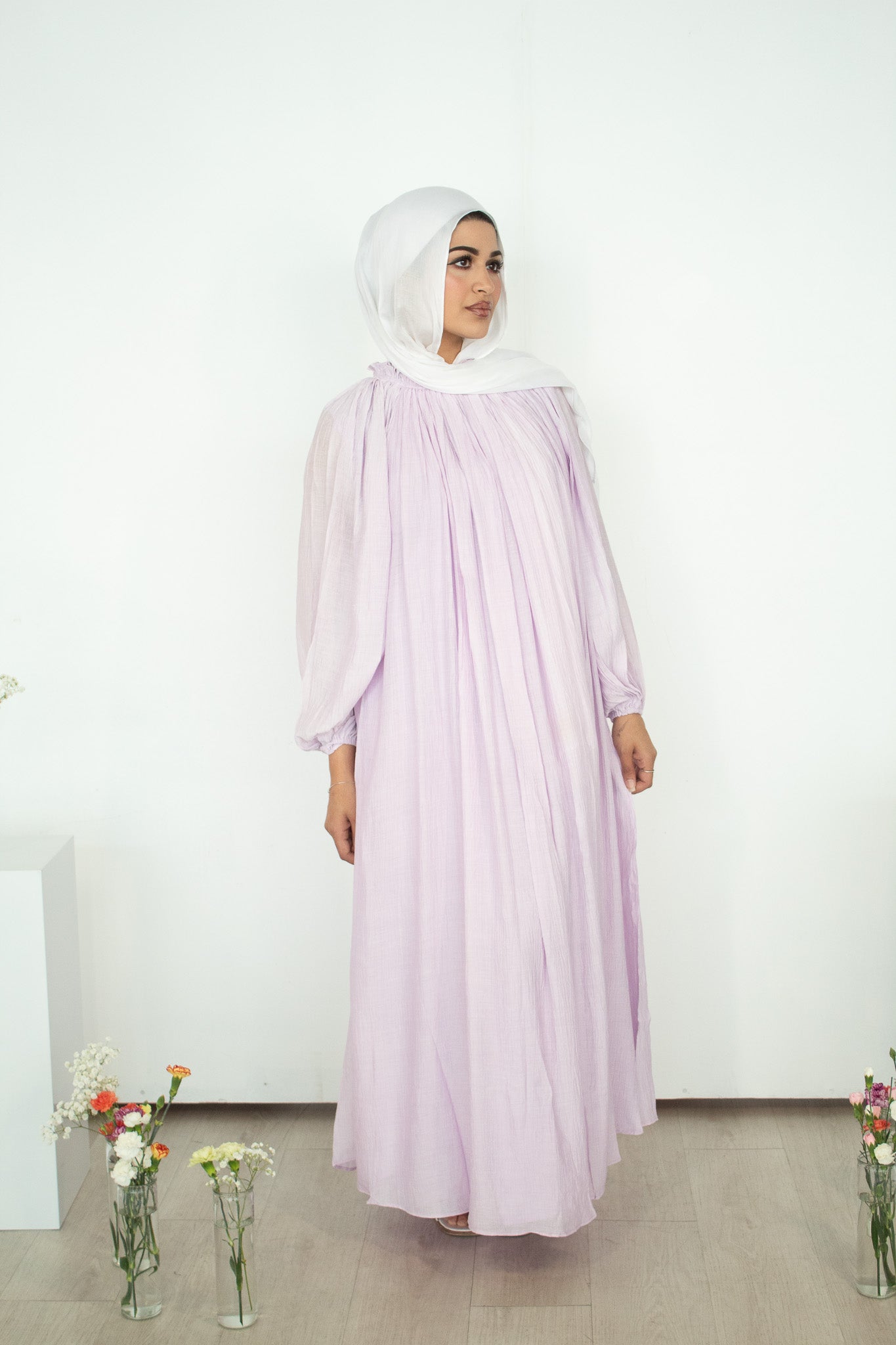 Warda Dress - Purple Tulip