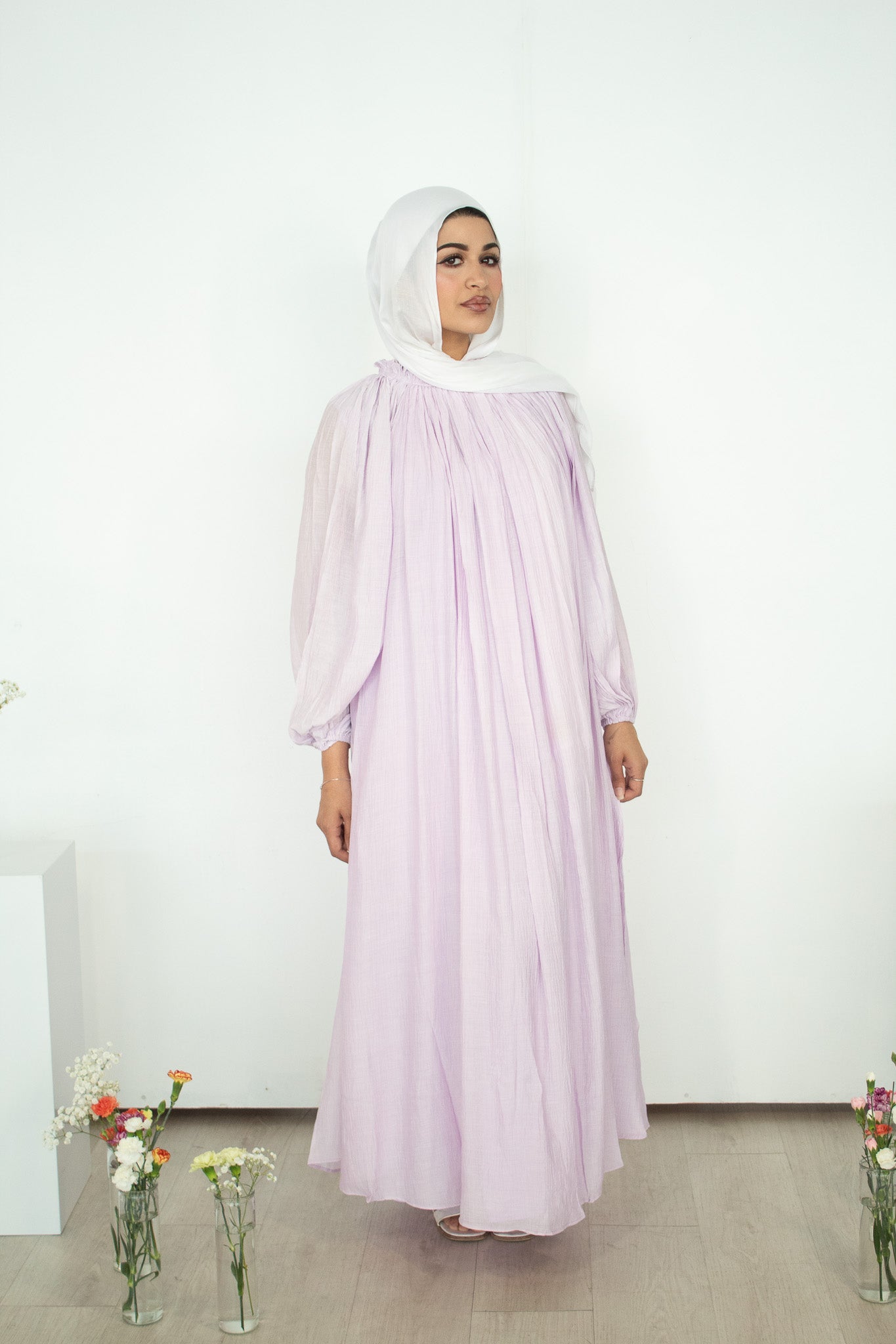 Warda Dress - Purple Tulip