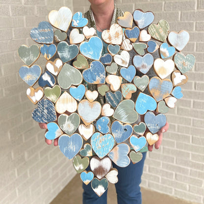 Heart of Hearts Wood Art