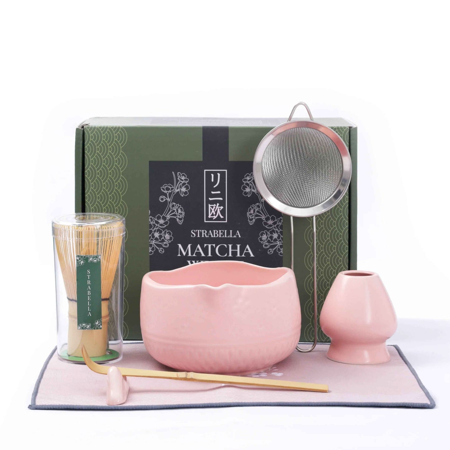Matcha Whisk Set — Bamboo Chasen + Ceramic Chawan Gift Sets
