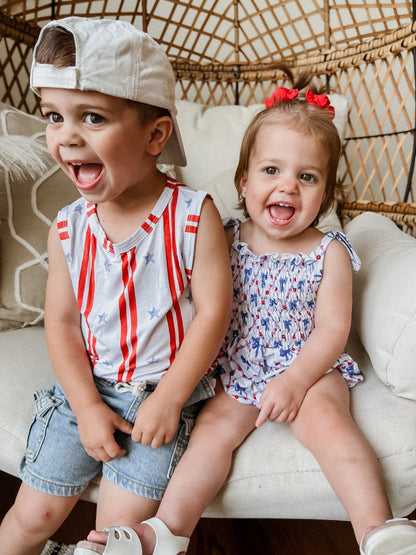 Stars & Stripes Bamboo Tank