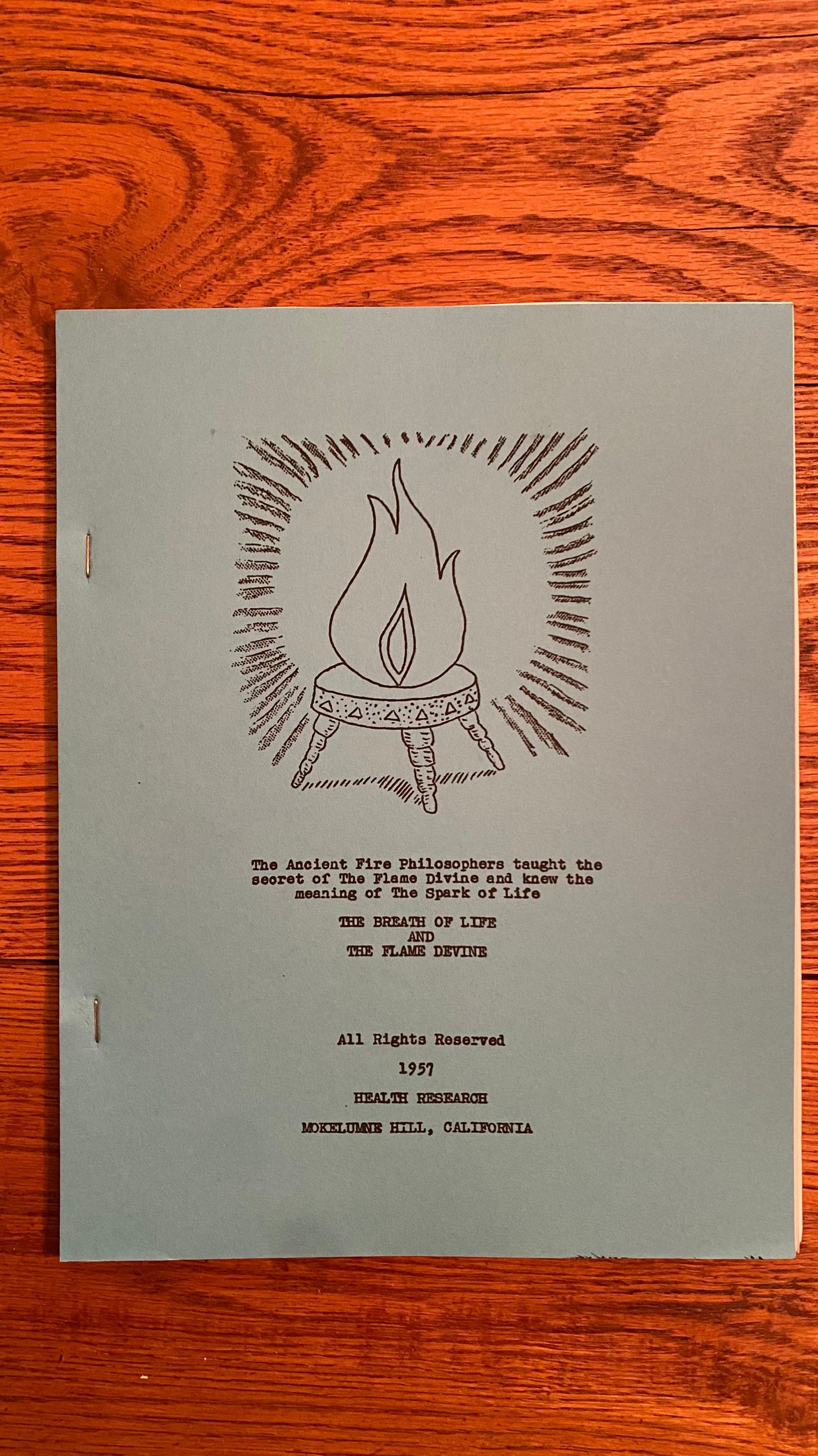 The Ancient Breath of Life — Hilton Hotema