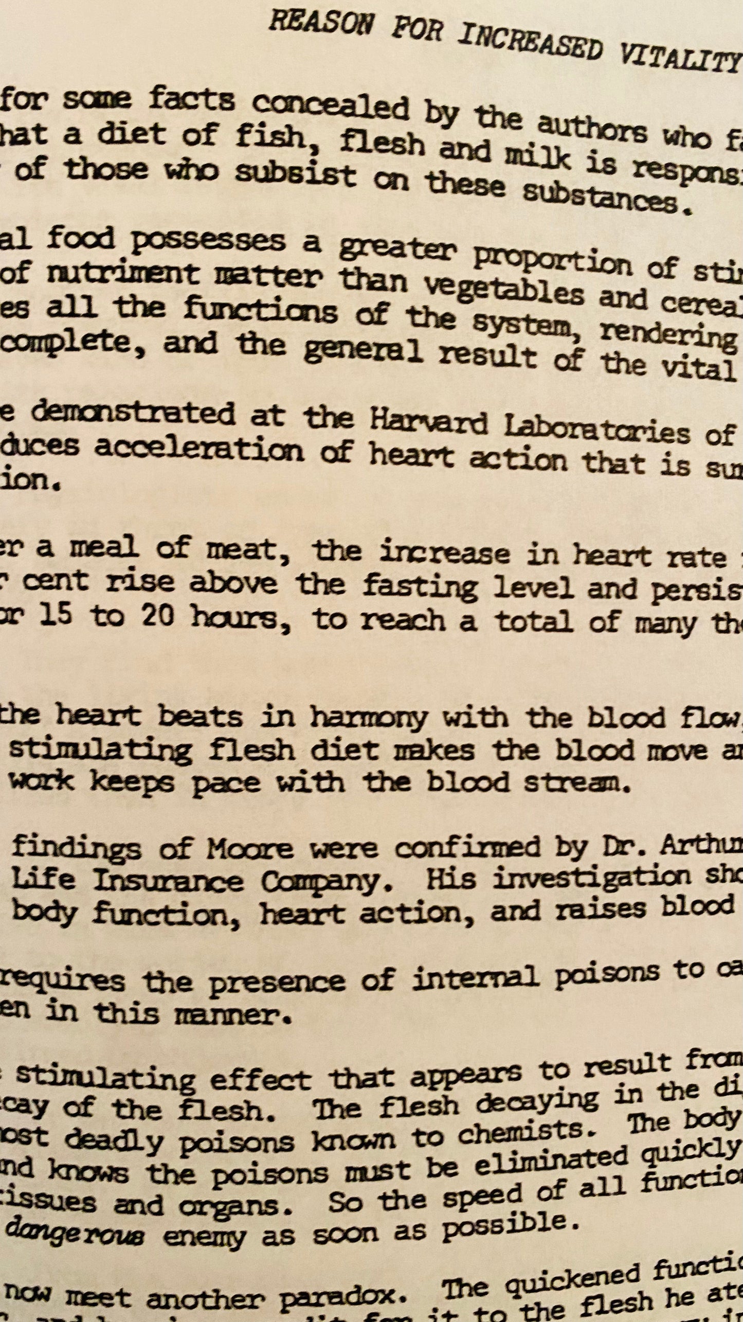The Facts of Nutrition — Hilton Hotema