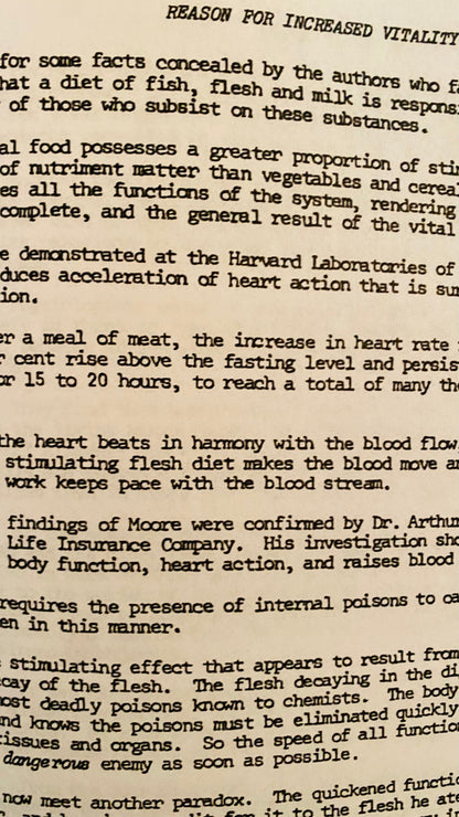 The Facts of Nutrition — Hilton Hotema