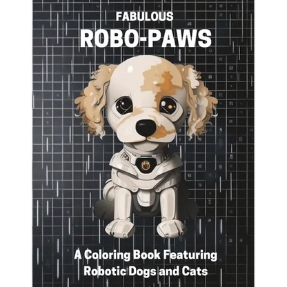 Fabulous Robo-Paws: A Coloring Book Featuring Robotic Dogs and Cats - Paperback