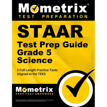 Staar Test Prep Guide Grade 5 Science: 3 Full-Length Practice Tests [Aligned to the Teks] - Paperback