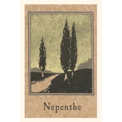 The Vintage Journal Cypresses, Nepenthe, California - Paperback