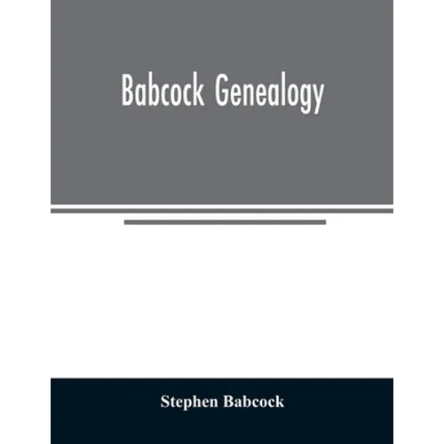 Babcock genealogy - Paperback