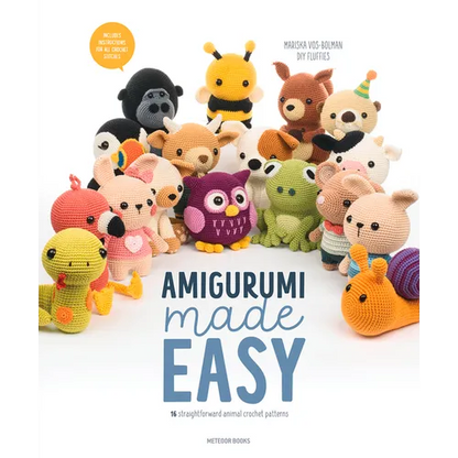 Amigurumi Made Easy: 16 Straightforward Animal Crochet Patterns - Paperback