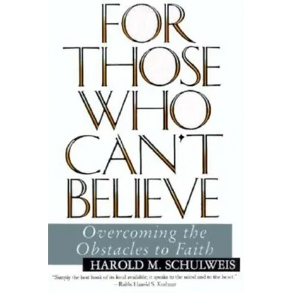 For Those Who Can't Believe - Paperback