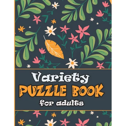Variety Puzzle Book for adults: large print Puzzle book mixed ! featuring large print sudoku, word search, cryptograms and Word scramble - Paperback