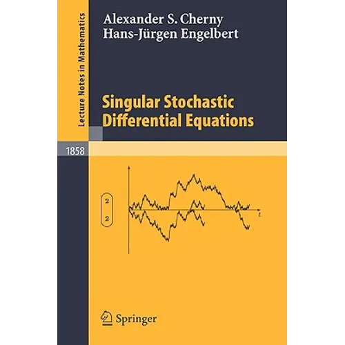 Singular Stochastic Differential Equations - Paperback