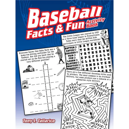 Baseball Facts & Fun Activity Book - Paperback