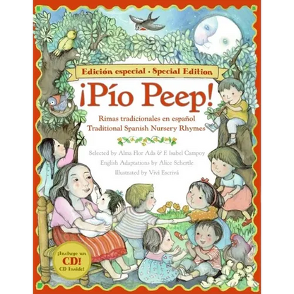 Pio Peep! Traditional Spanish Nursery Rhymes Book and: Bilingual English-Spanish [With CD (Audio)] - Hardcover