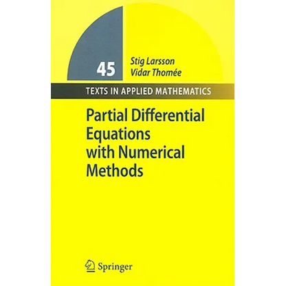 Partial Differential Equations with Numerical Methods - Paperback