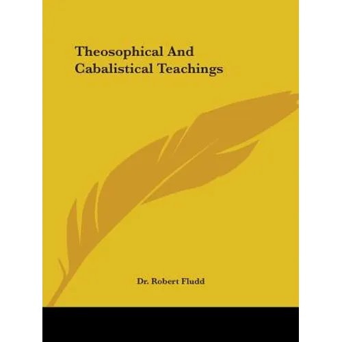 Theosophical And Cabalistical Teachings - Paperback