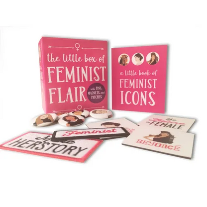 The Little Box of Feminist Flair: With Pins, Patches, & Magnets - Paperback