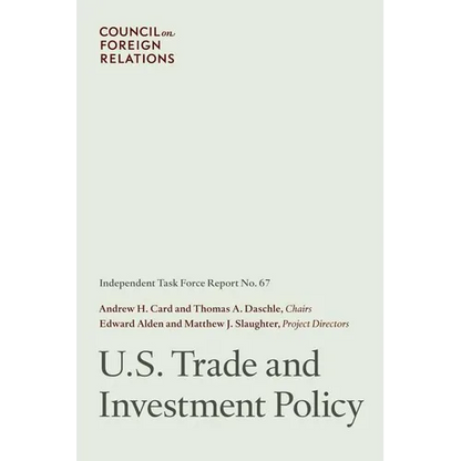 U.S. Trade and Investment Policy - Paperback