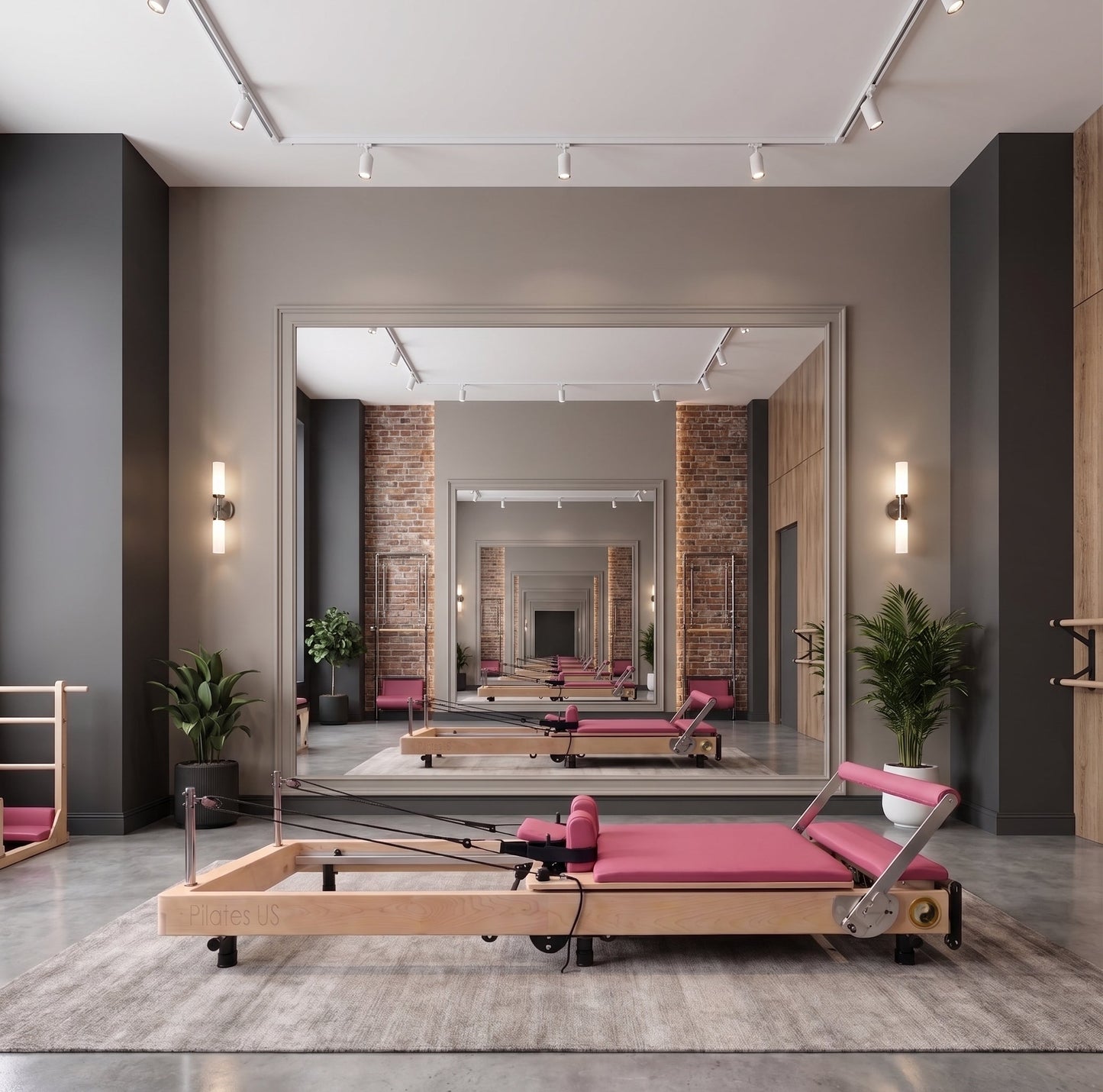 Janet Elite Plus Foldable Pilates Reformer – Studio Grade Luxury Maple Wood Home Pilates Machine - RE016